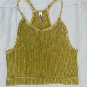 Zenana Ribbed Tank Top / bralette XL